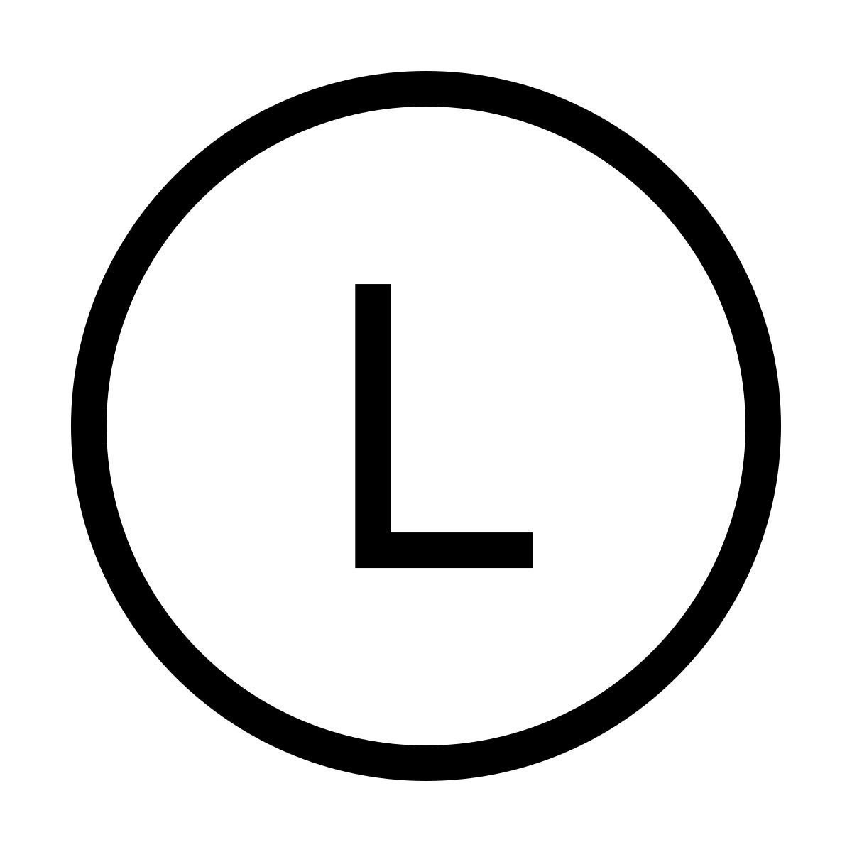 forma light sharp style xbox l icon