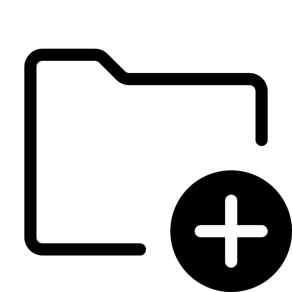 forma light style add folder icon