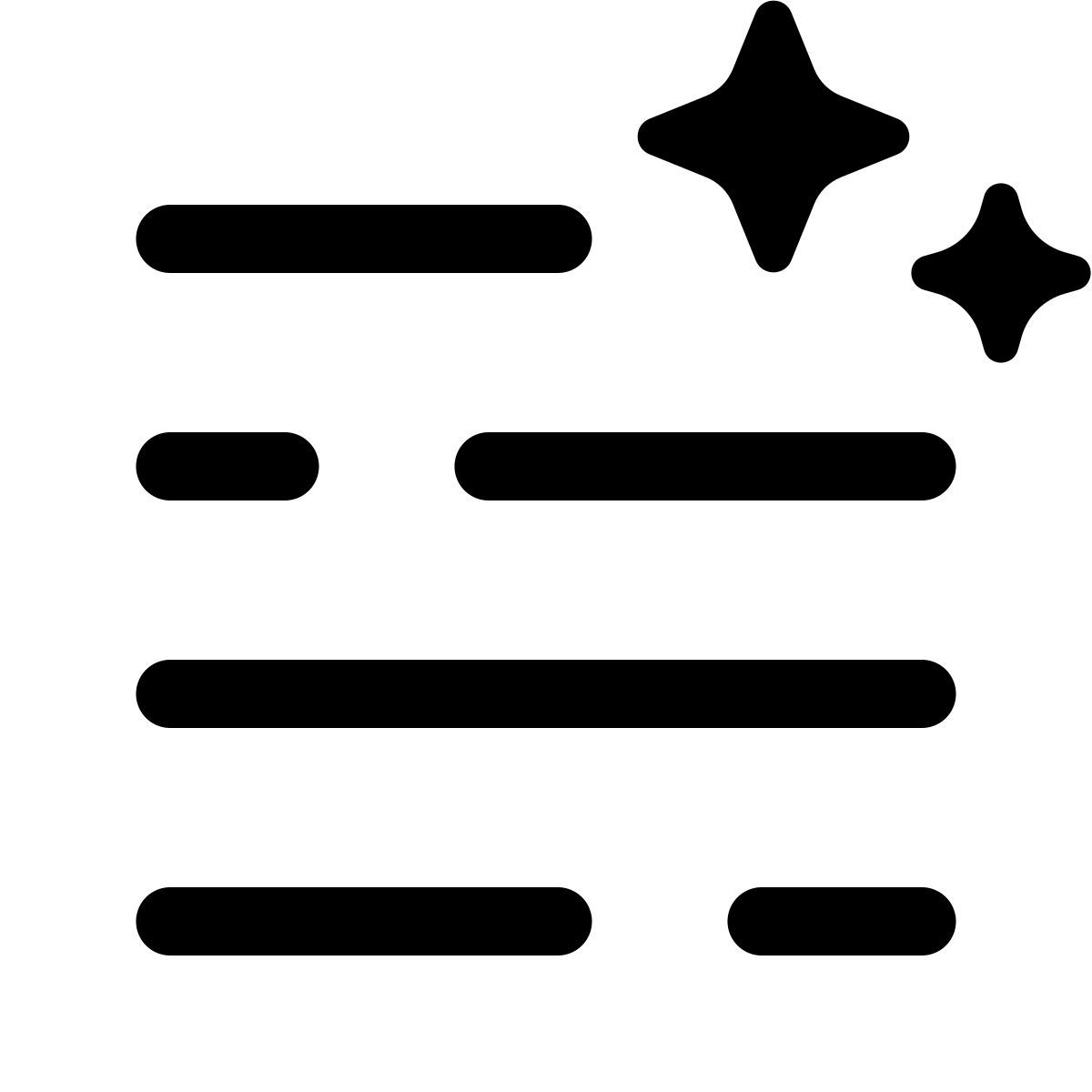 forma light style testo generato dall'intelligenza artificiale icon