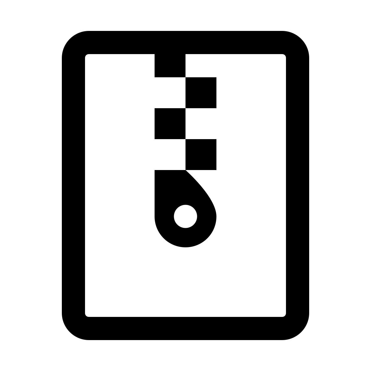 forma light style 档案 icon