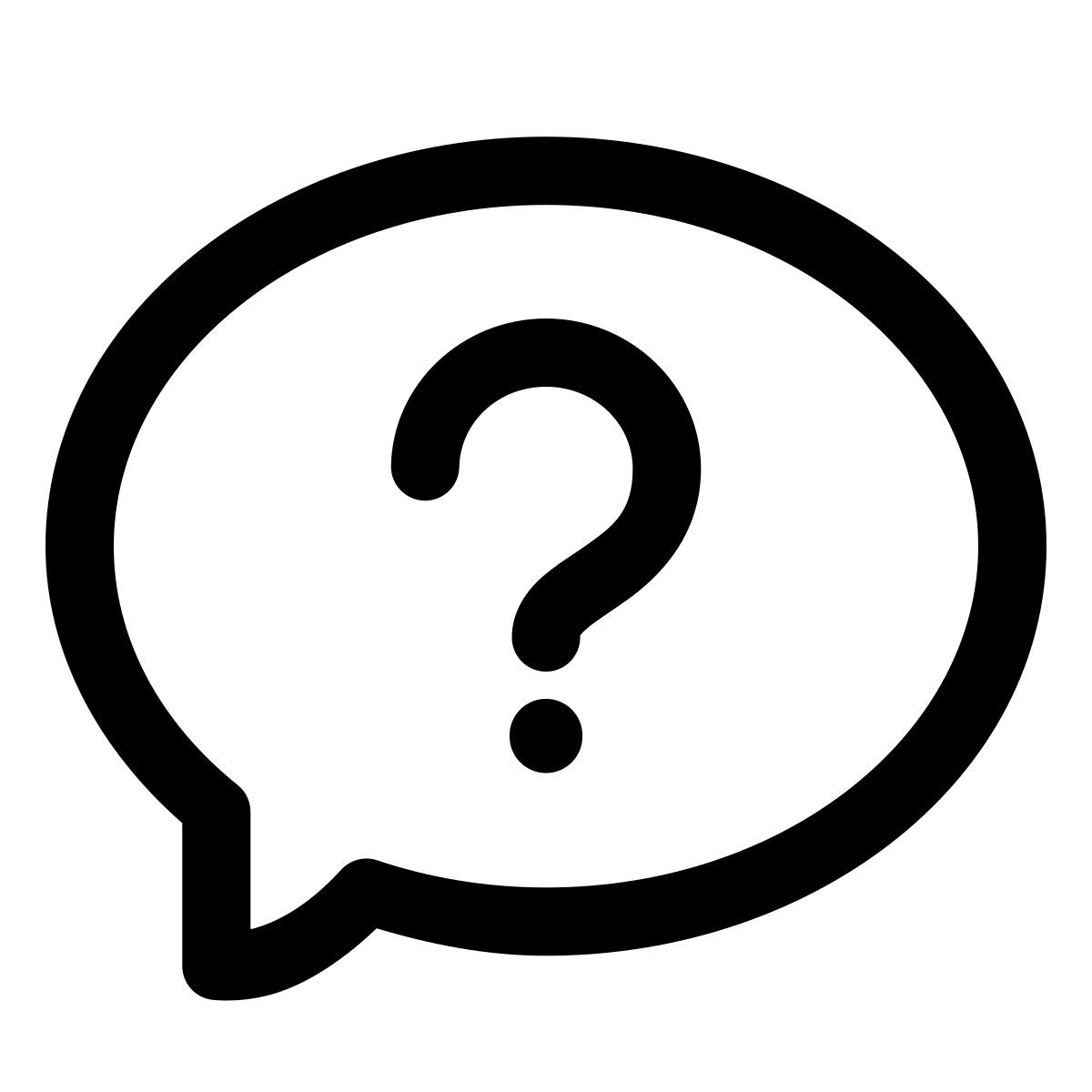 forma light style poser une question icon