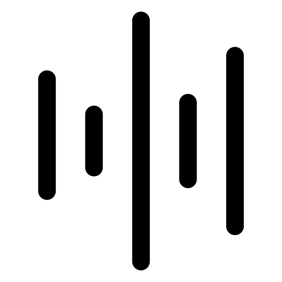 forma light style onda de sonido icon