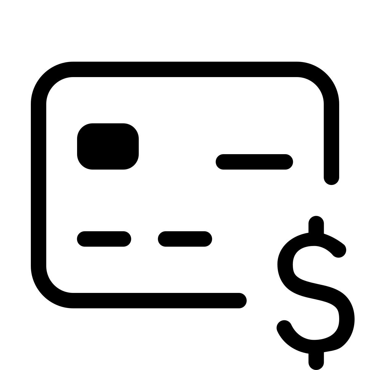 forma light style dólar do cartão de banco icon