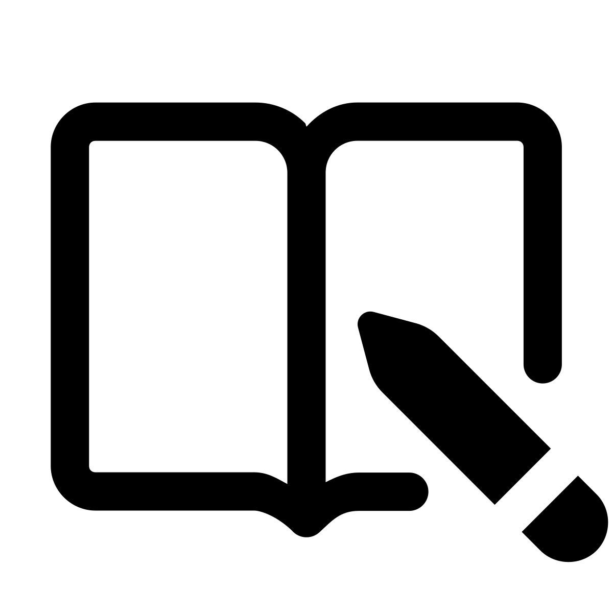 forma light style 책과 연필 icon