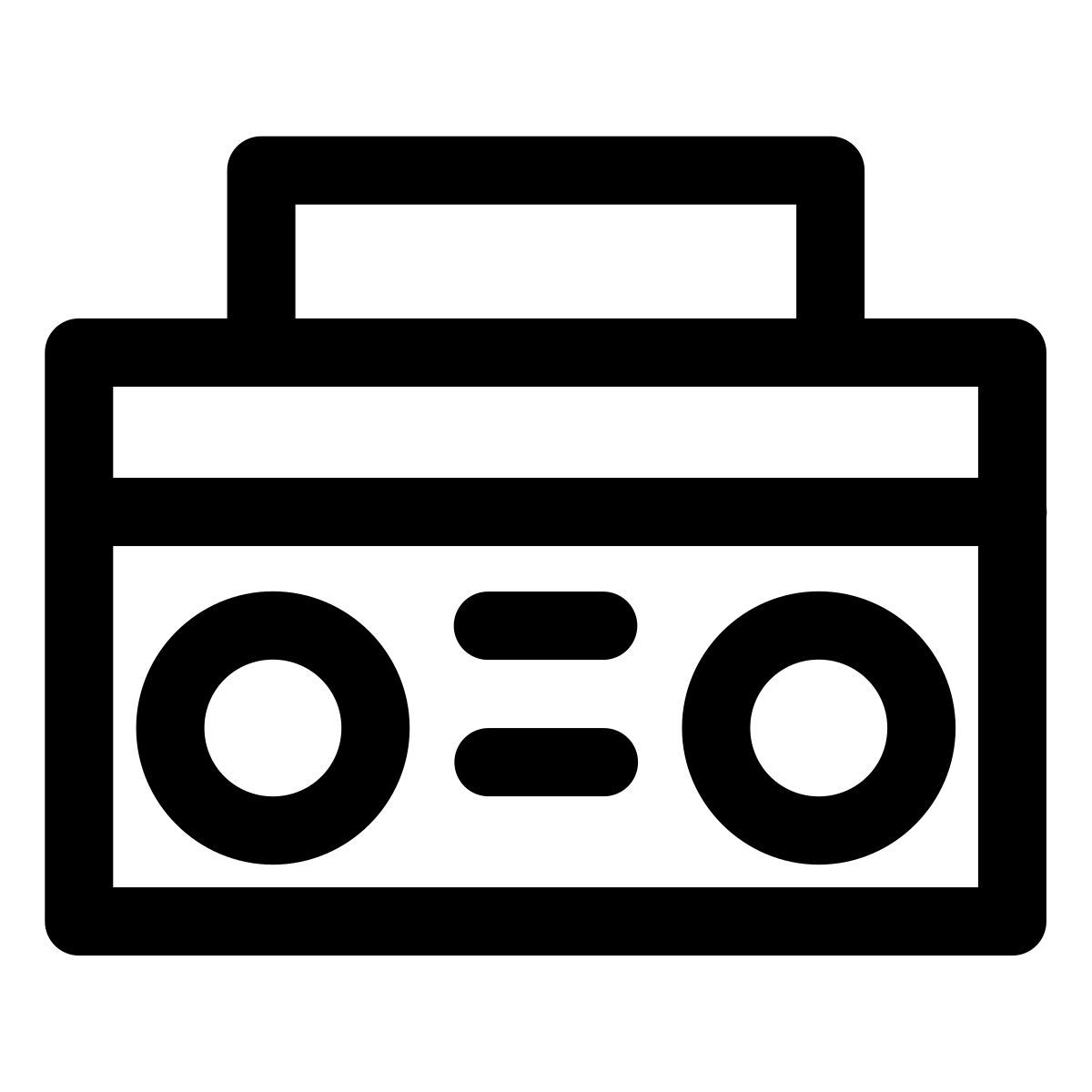 forma light style stereo portatile icon