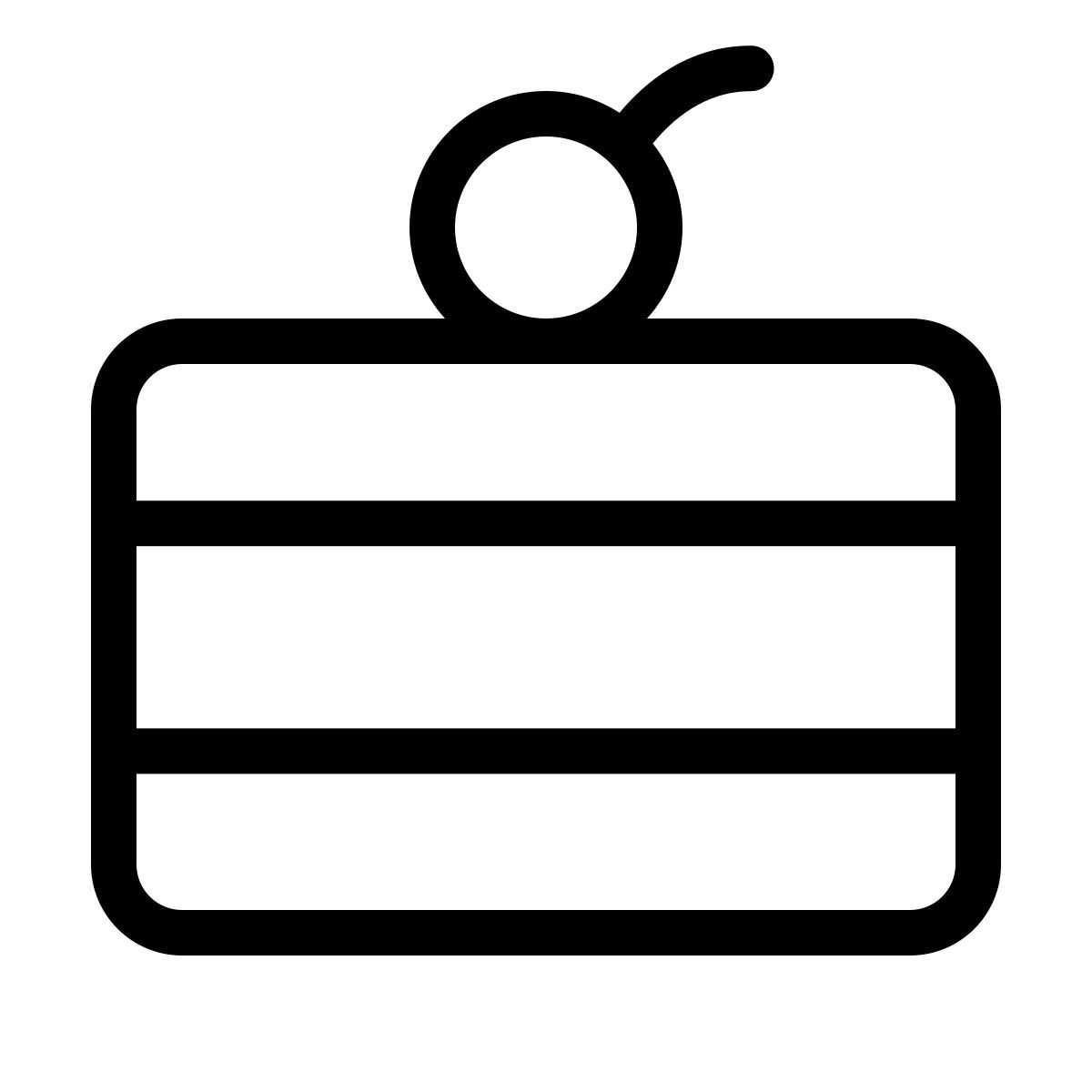 forma light style 케이크 icon