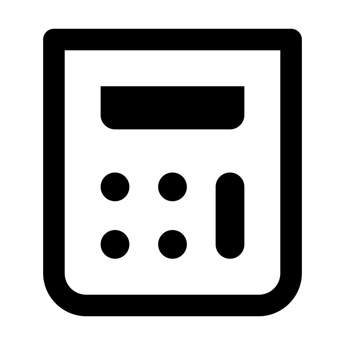 forma light style calculator icon