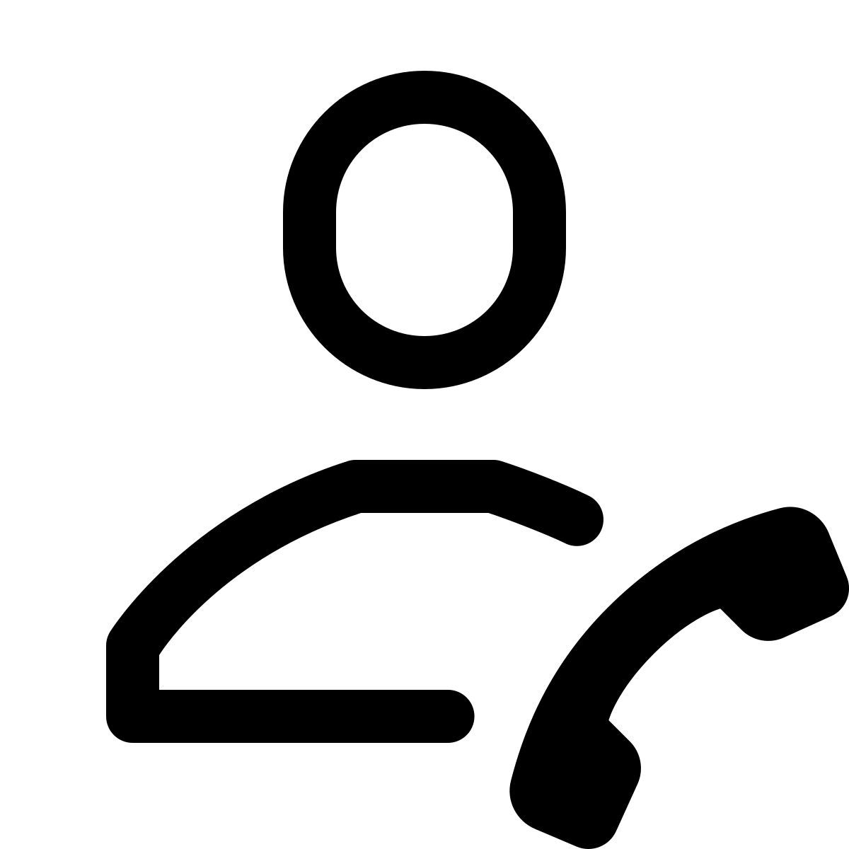 forma light style call male icon