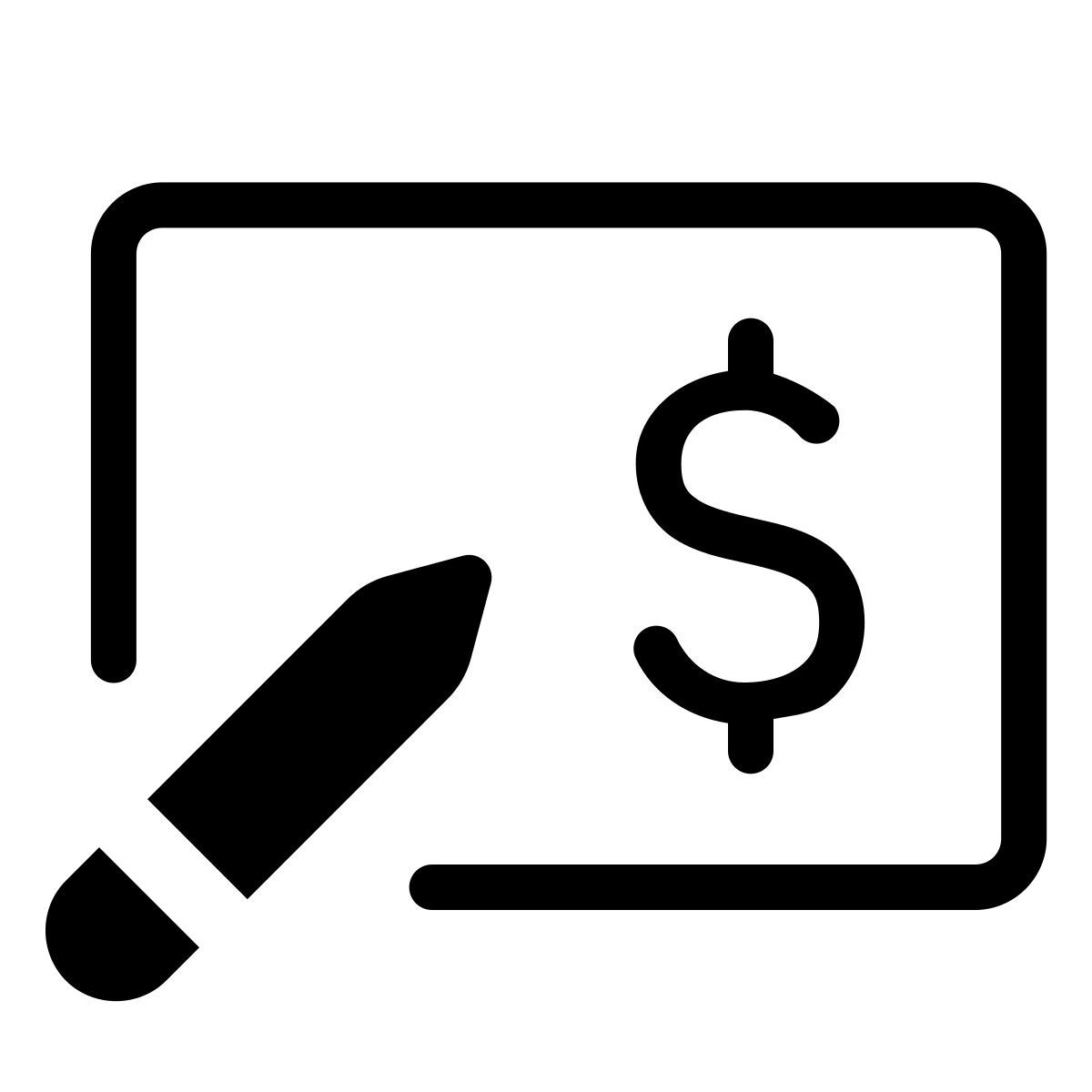 forma light style libretto degli assegni icon