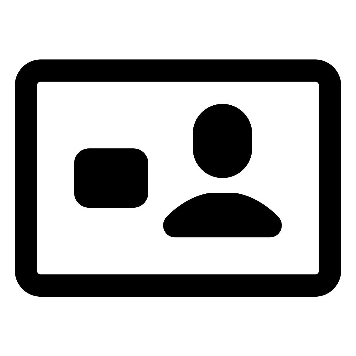 forma light style carta d'identità elettronica icon