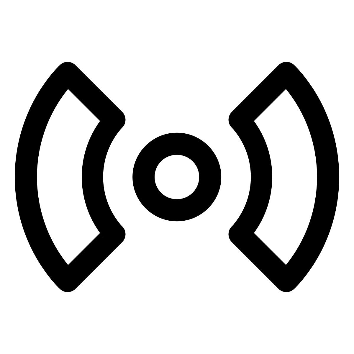 forma light style pulsante di allarme antincendio icon