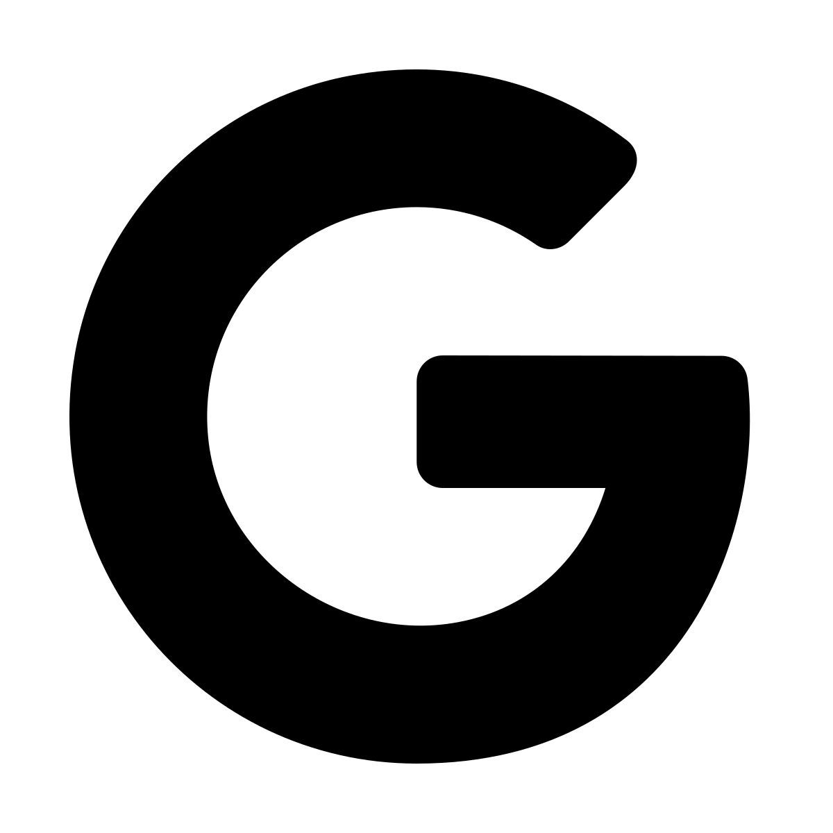 forma light style logotipo de google icon