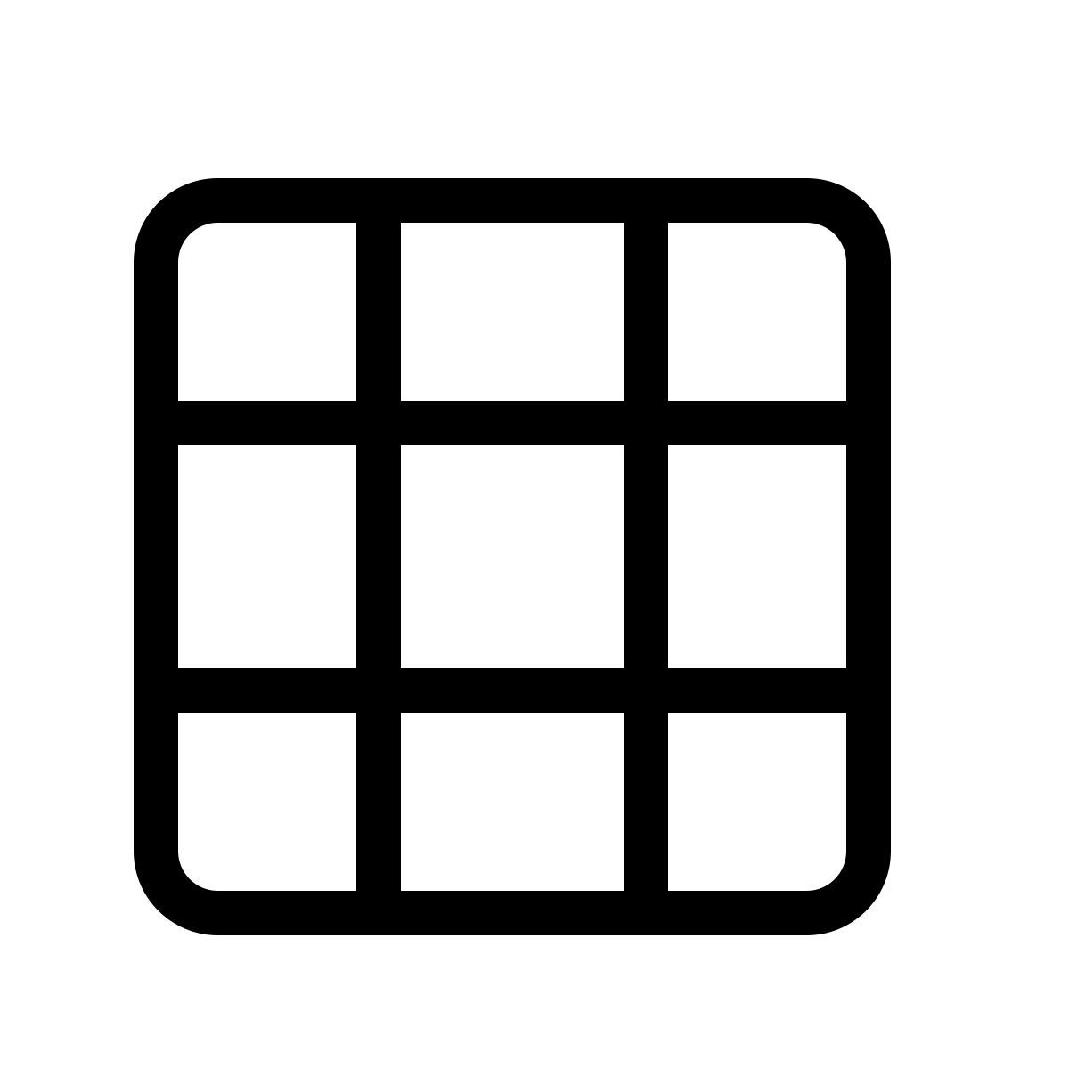 forma light style griglia icon