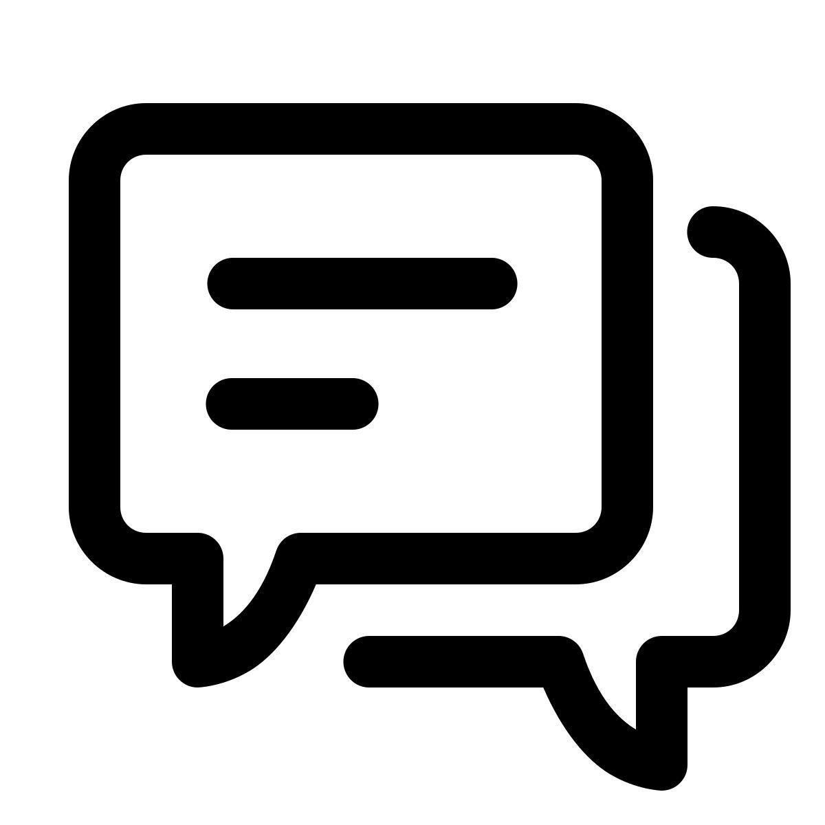 forma light style 消息 icon