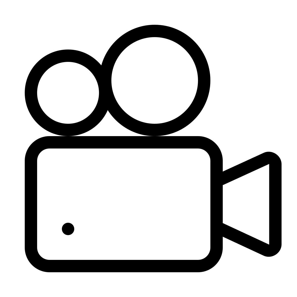 forma light style proiettore di film icon