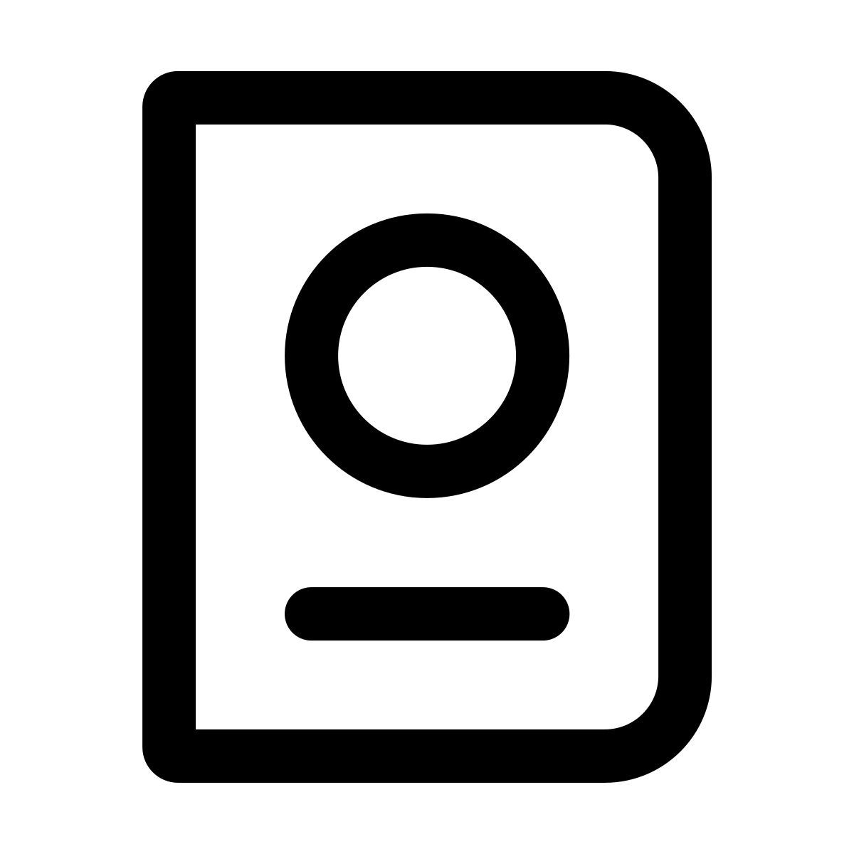 forma light style passaporto icon