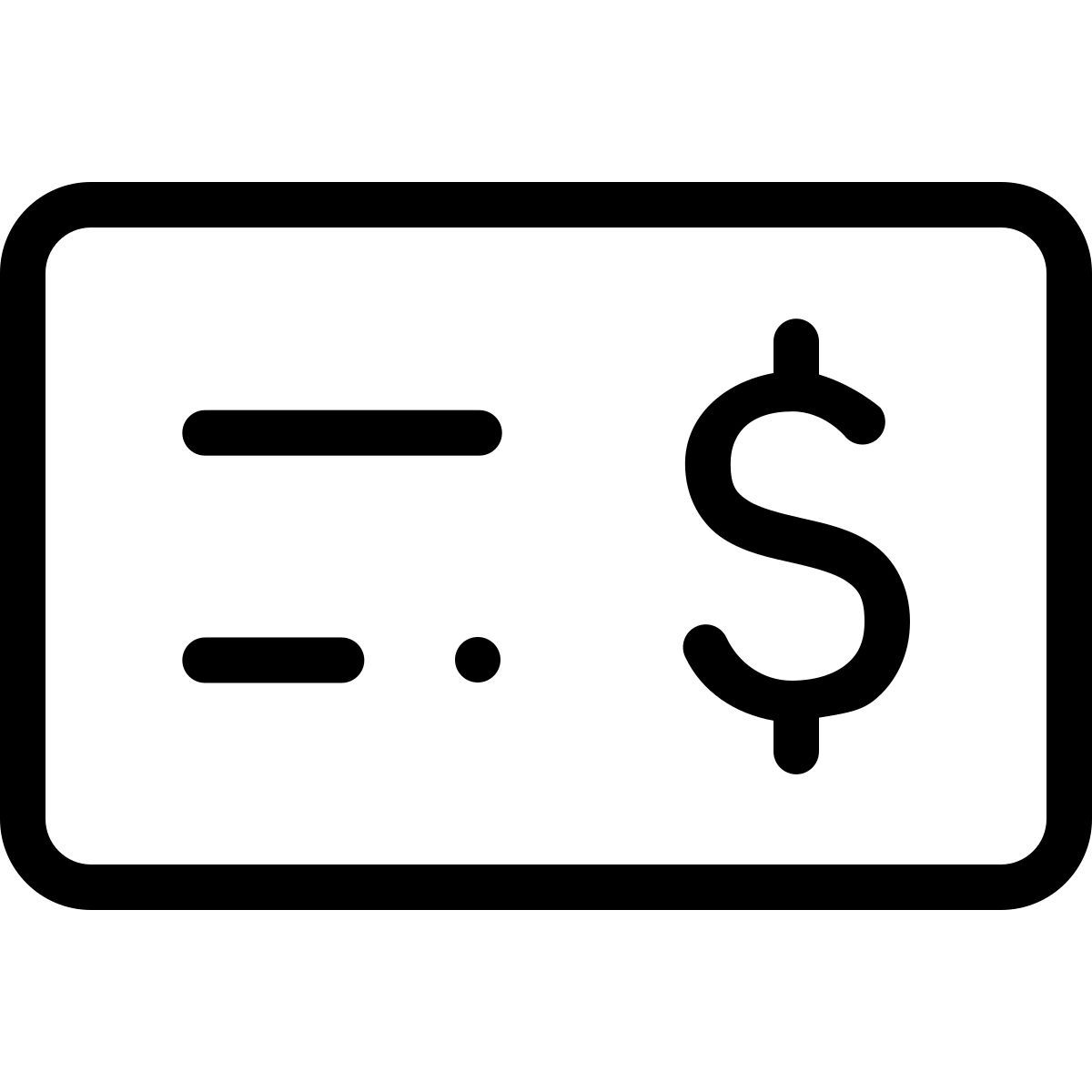 forma light style cheque de nómina icon