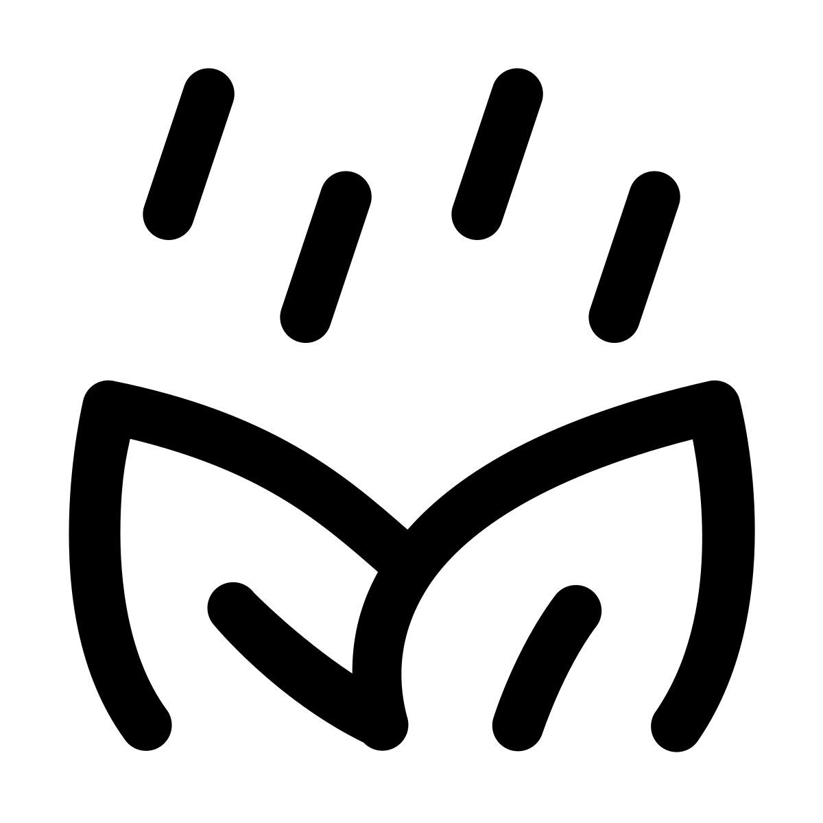 forma light style pflanze im regen icon