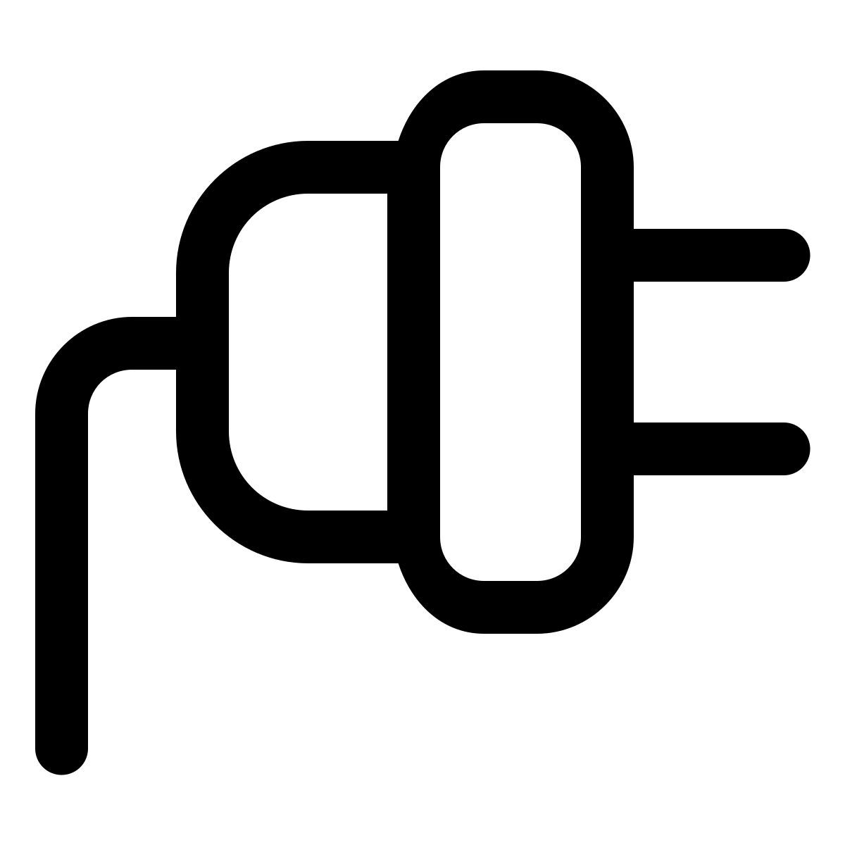 forma light style enchufe icon