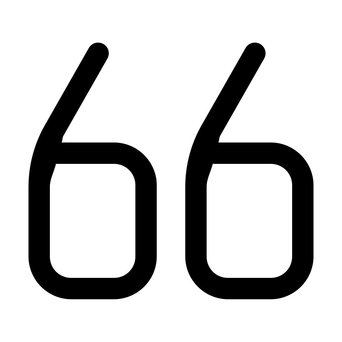 forma light style anführungszeichen unten (links) icon