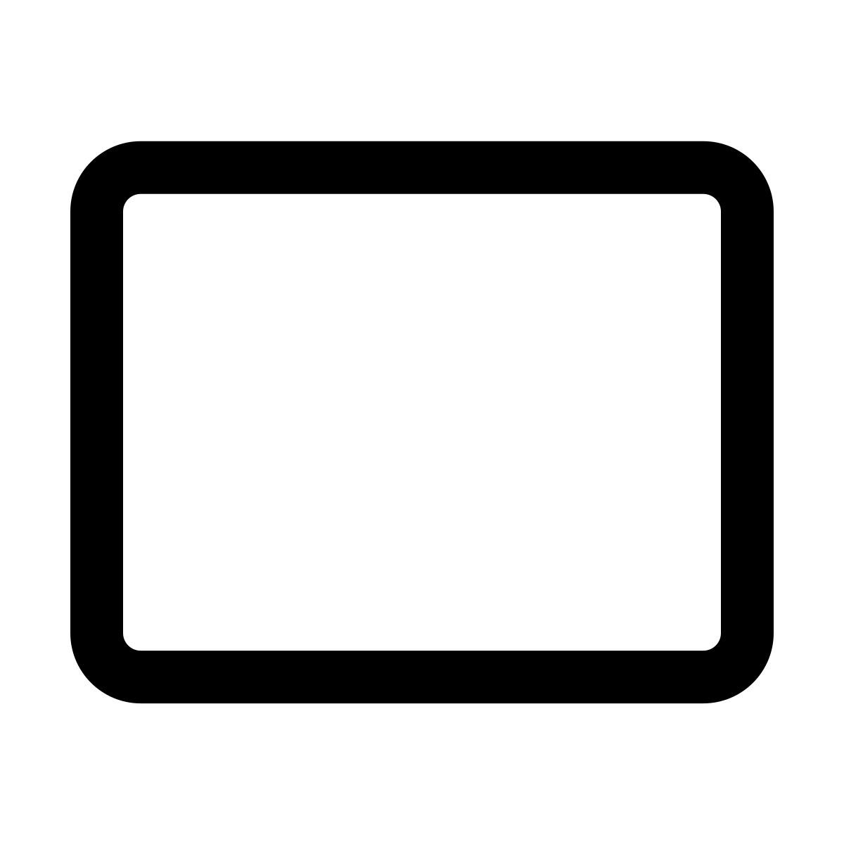 forma light style rectangle icon
