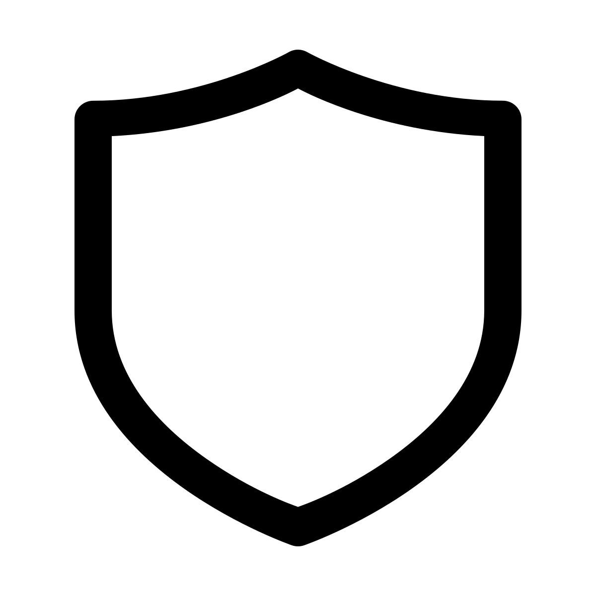 Shield Icon In IOS Filled Style