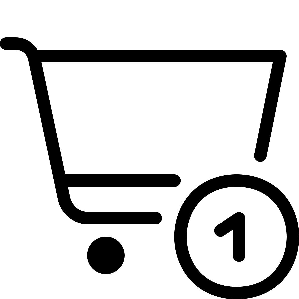 forma light style carro de compras con dinero icon