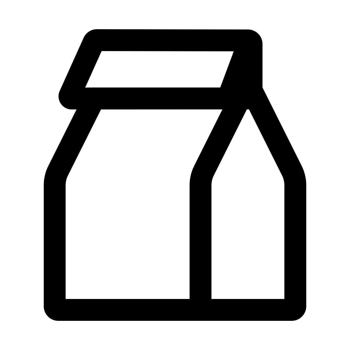 forma light style comida para llevar icon