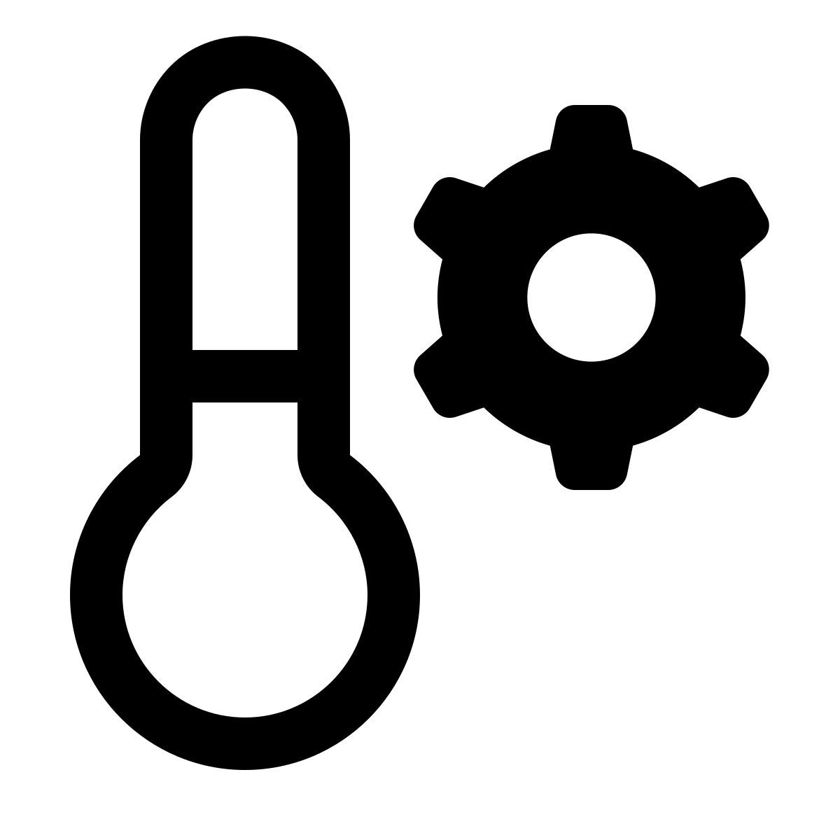 forma light style automatización de termómetro icon