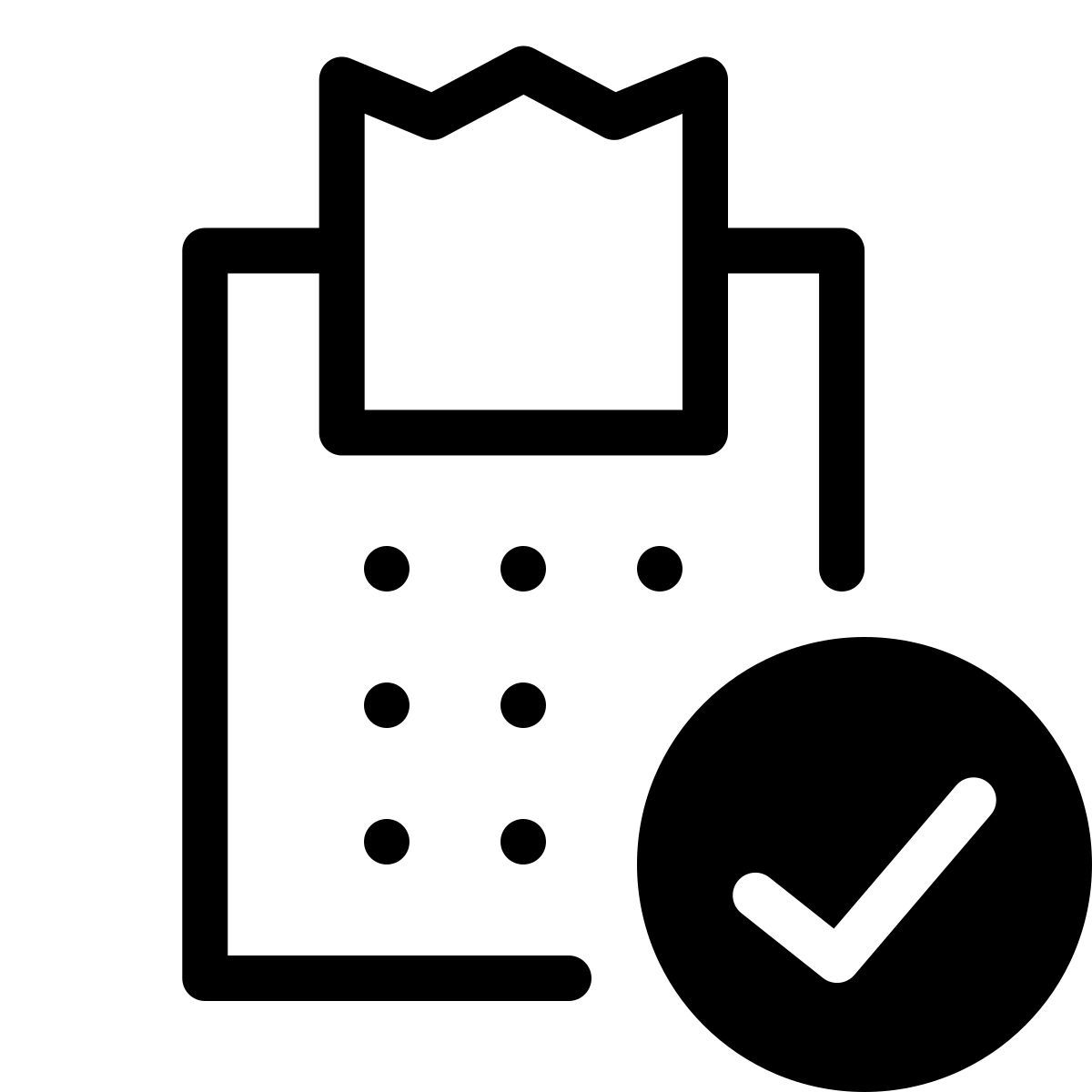 forma light style transação aprovado icon