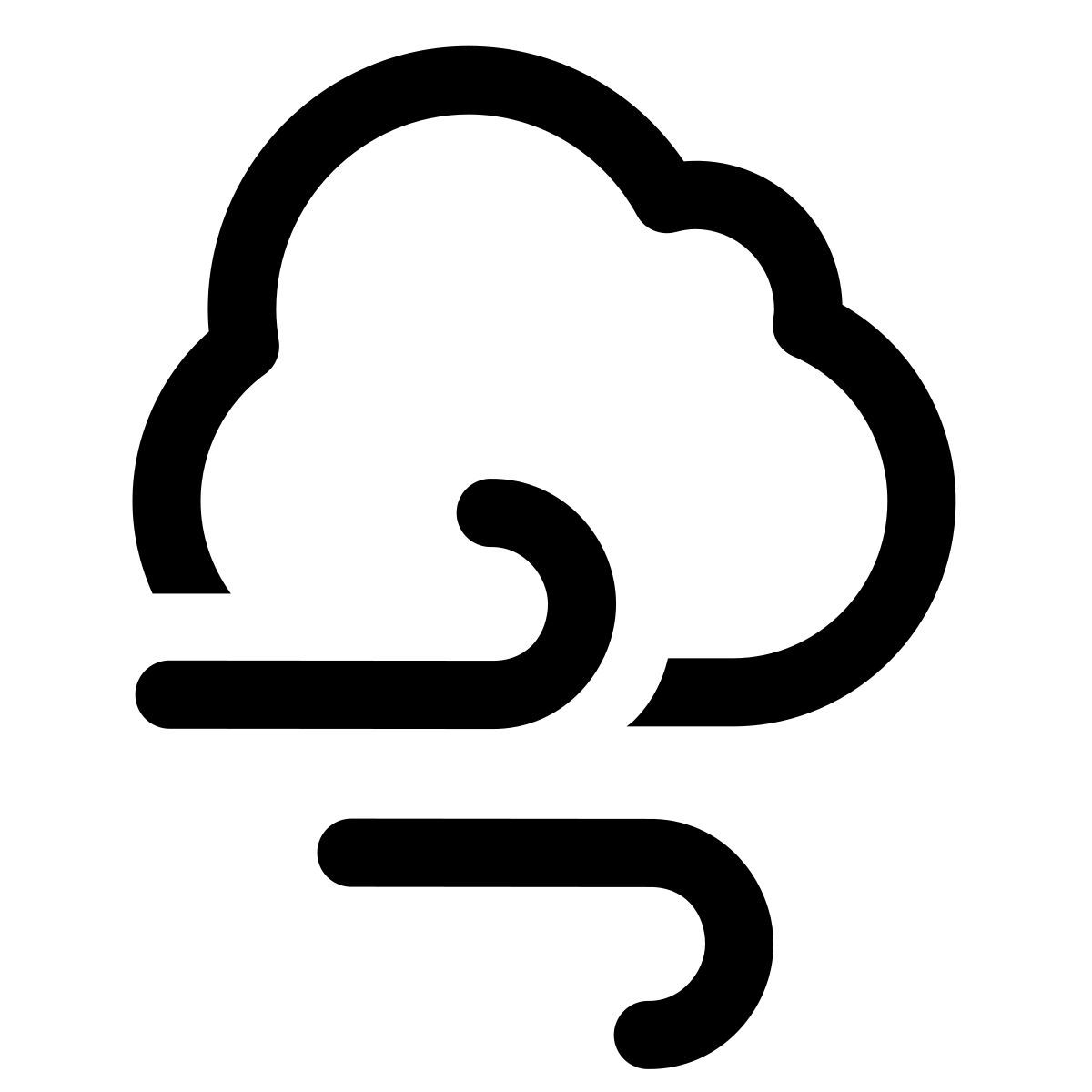 forma light style temps venteux icon