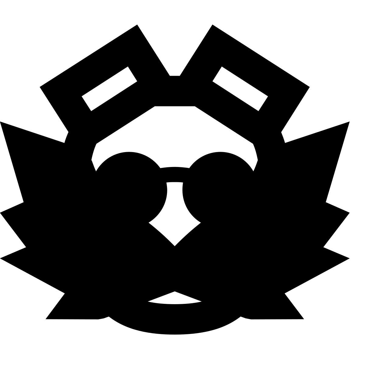 forma regular filled sharp style eggman robotnik icon