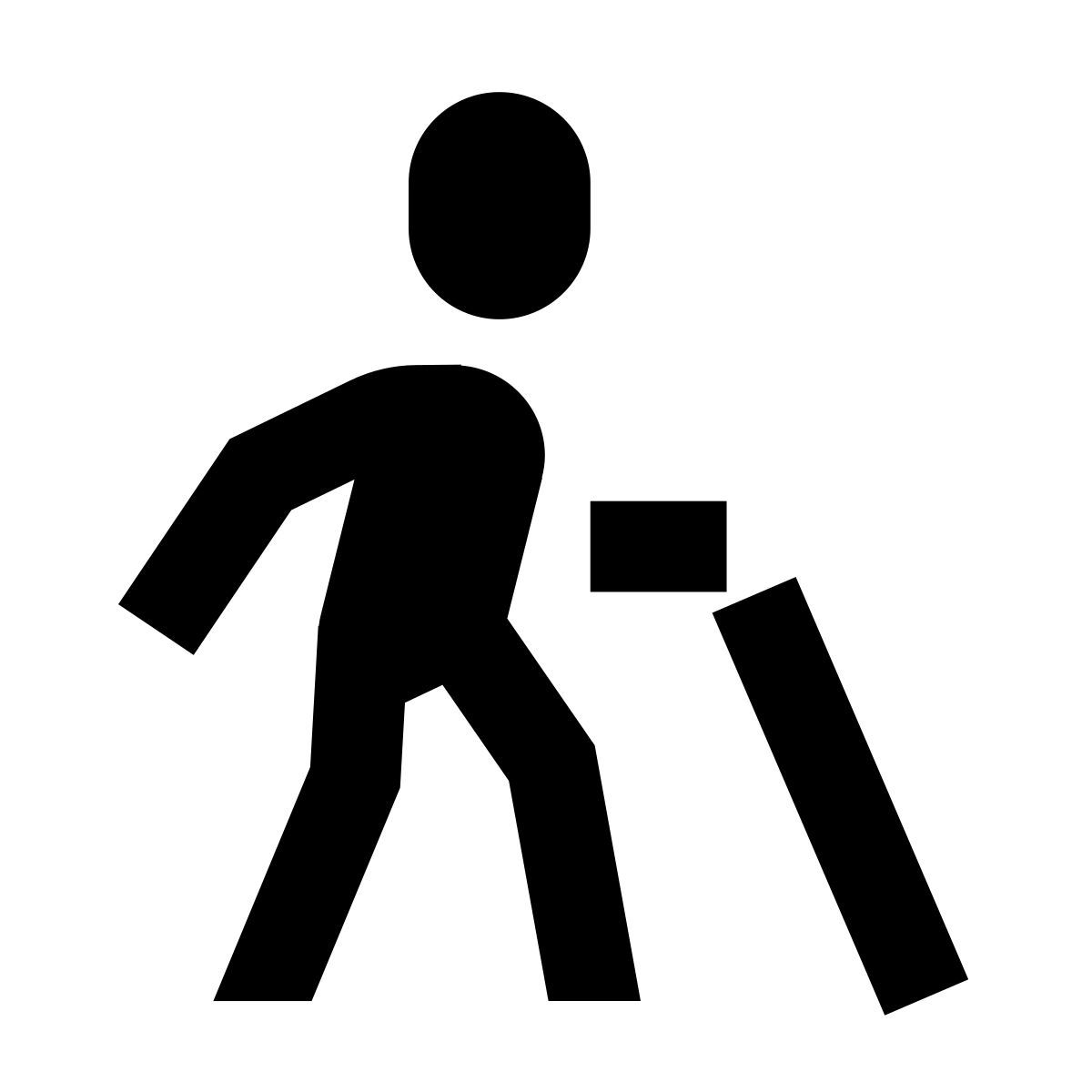 forma regular filled sharp style zugang für blinde icon