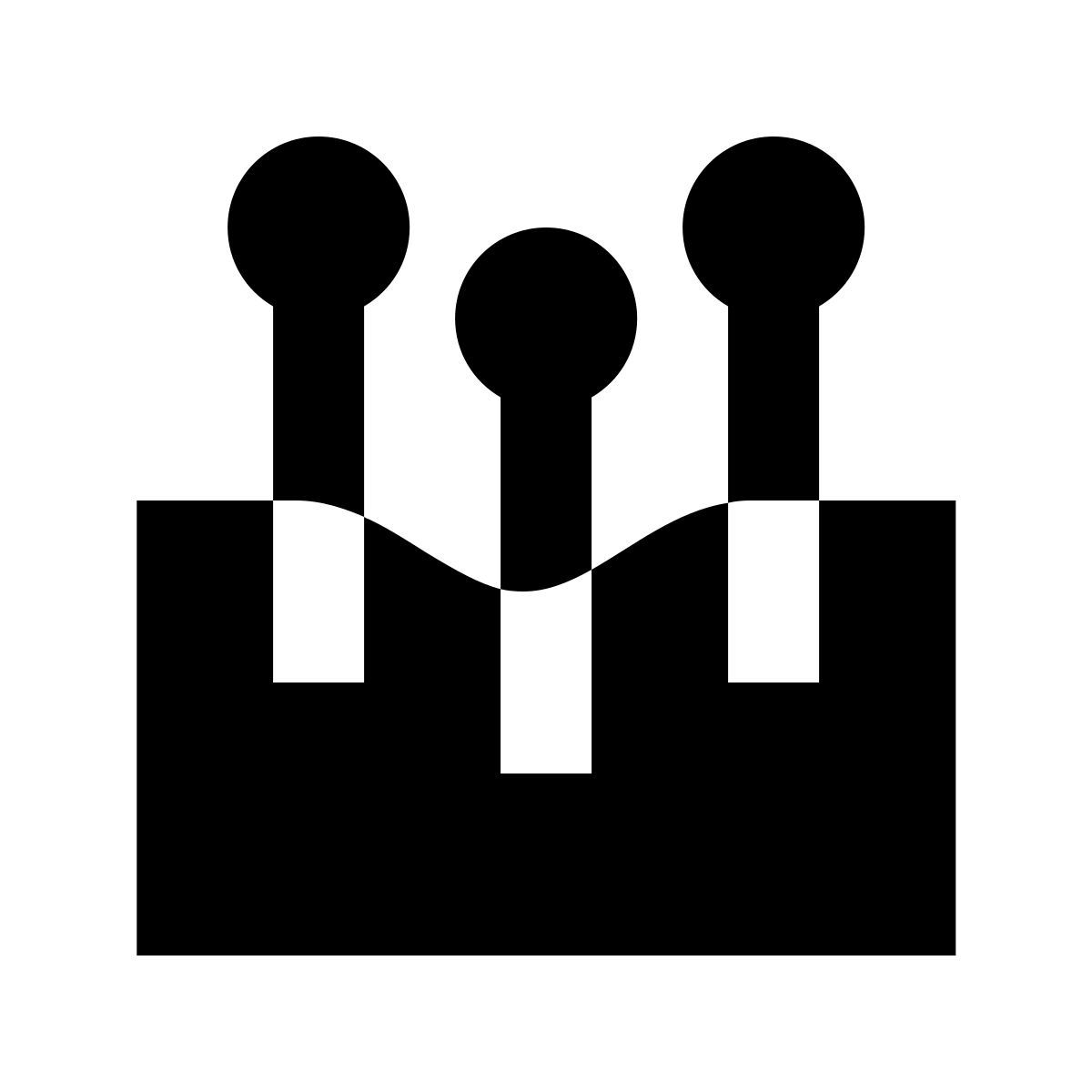 forma regular filled sharp style 针刺 icon