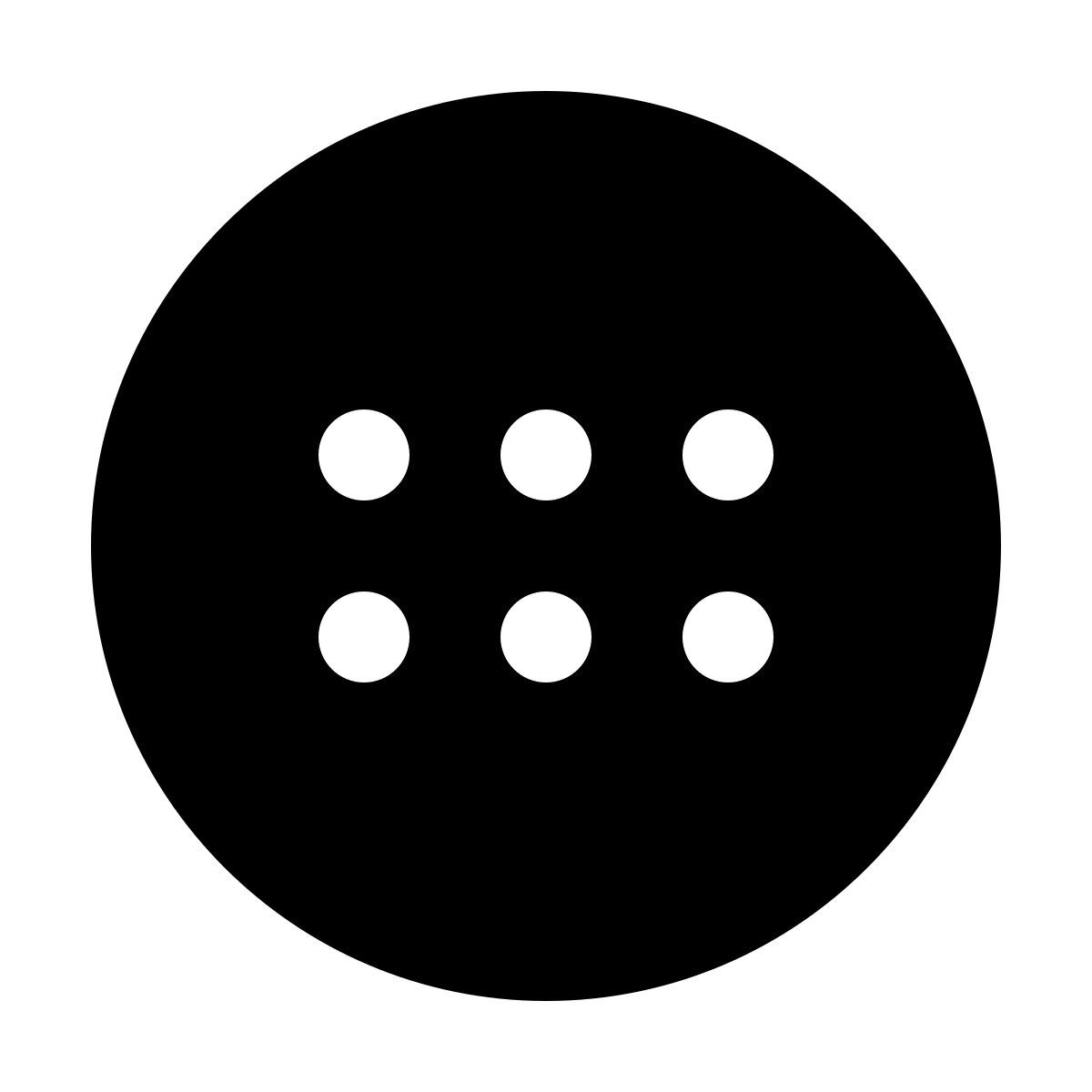 forma regular filled sharp style cajón de aplicaciones android icon