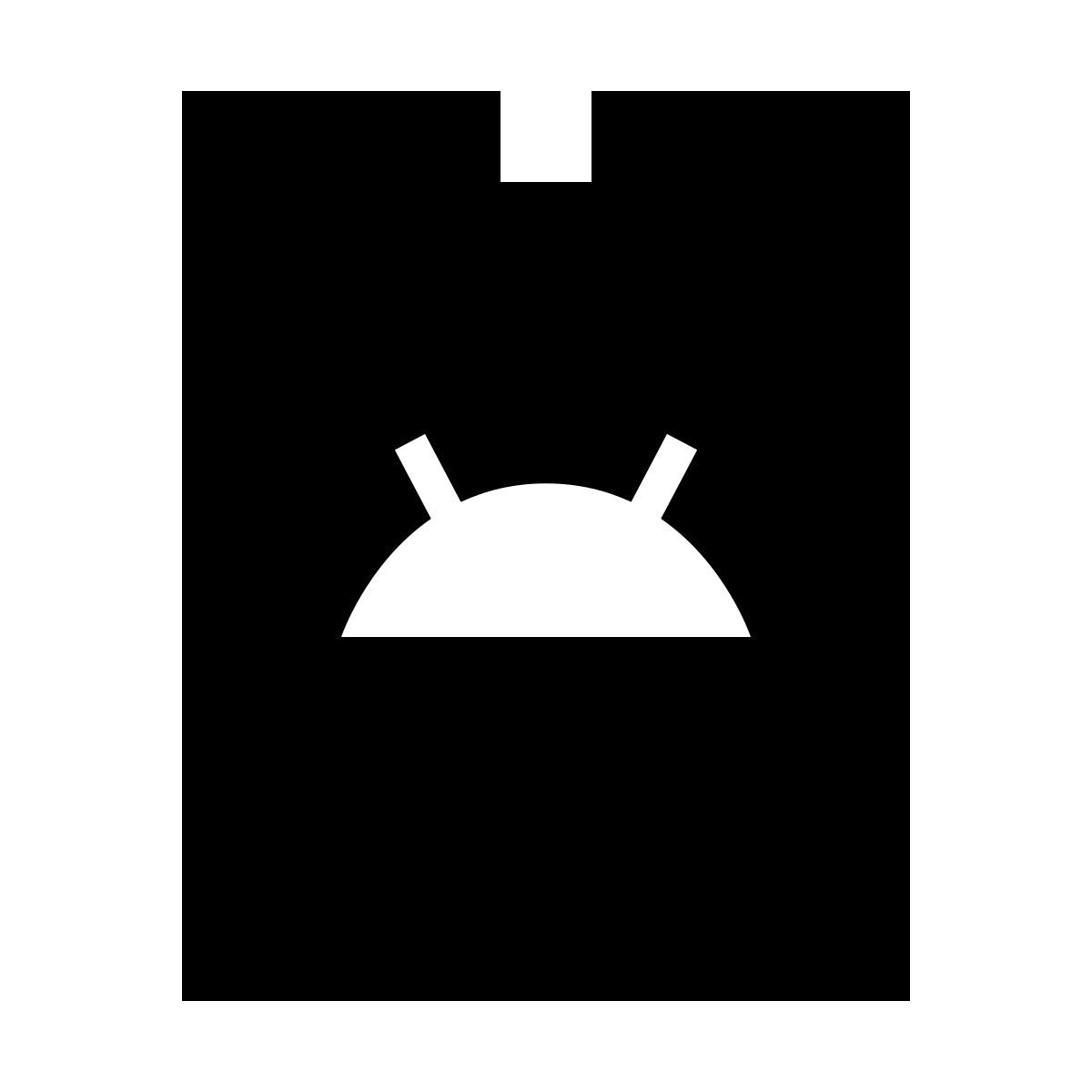 forma regular filled sharp style 안드로이드 태블릿 icon