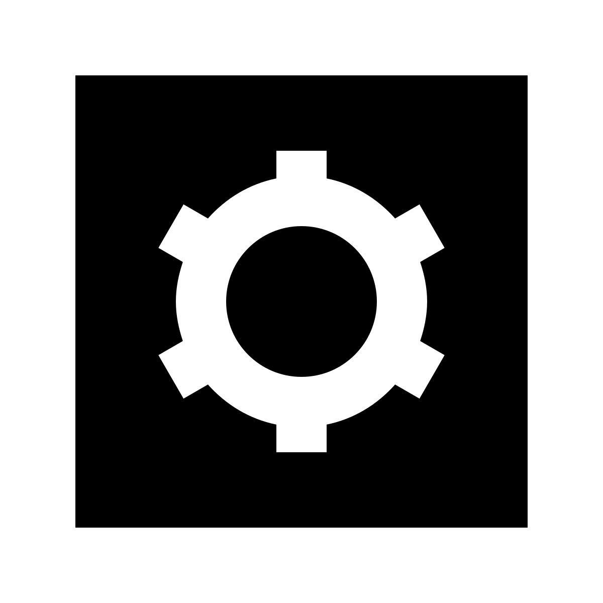 forma regular filled sharp style automático icon