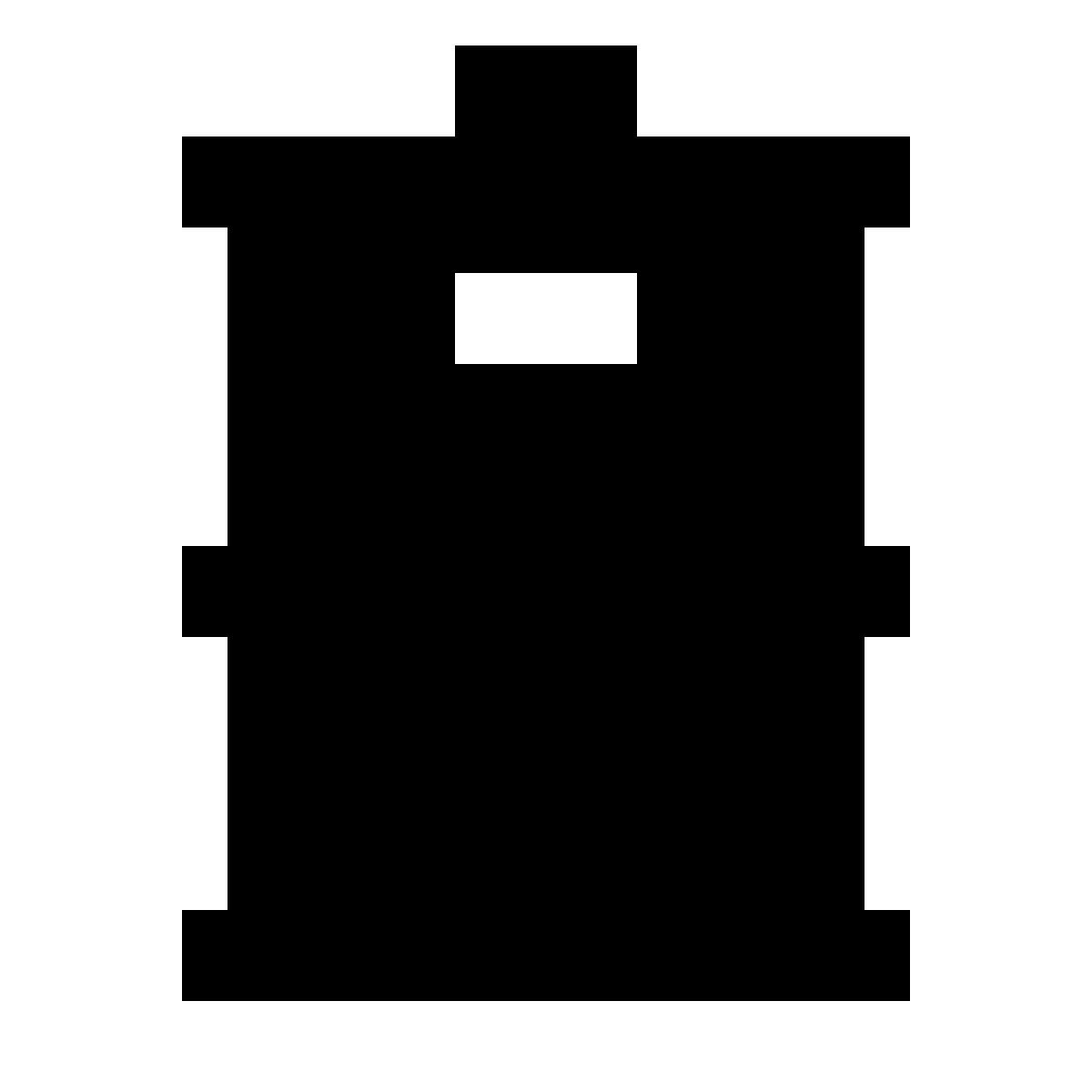 forma regular filled sharp style 啤酒桶 icon