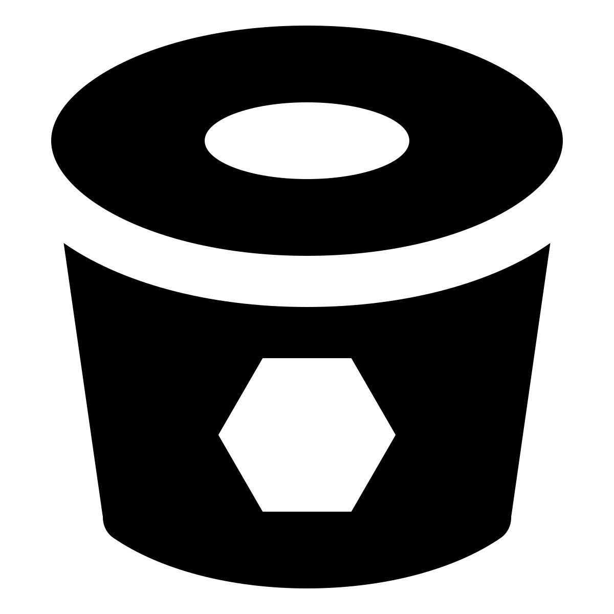 forma regular filled sharp style cire d'abeille icon