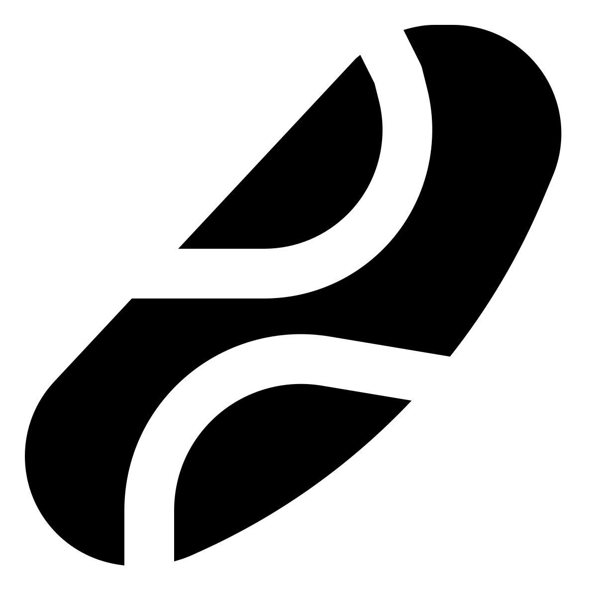 forma regular filled sharp style 巴西坚果 icon