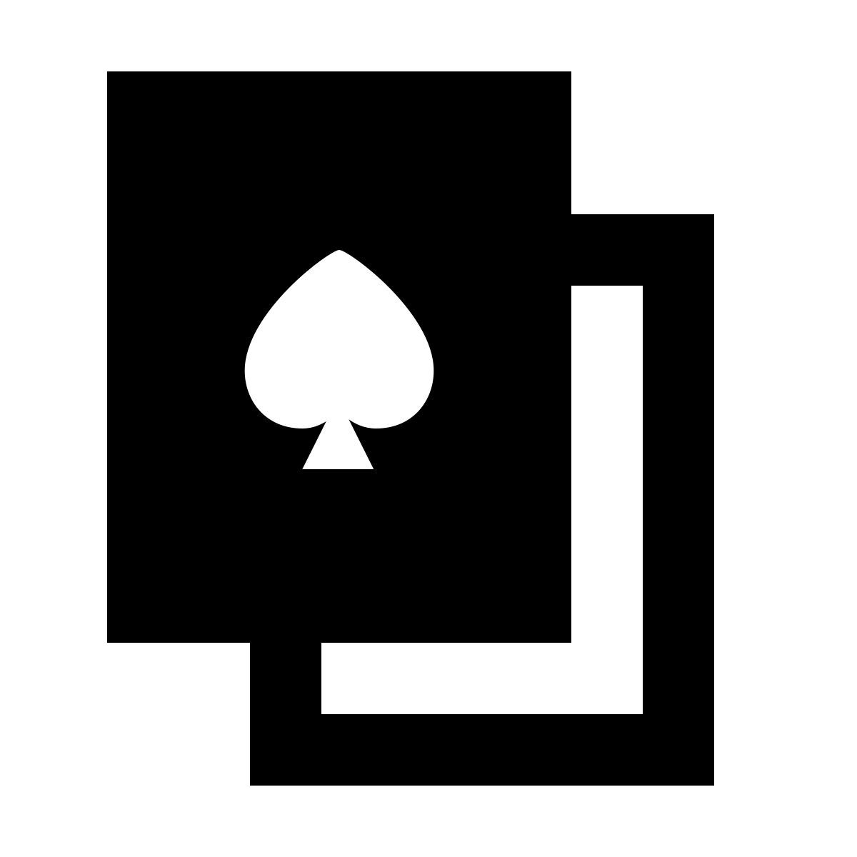 forma regular filled sharp style 牌 icon