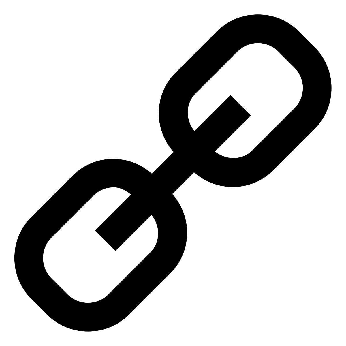 forma regular filled sharp style chaîne icon