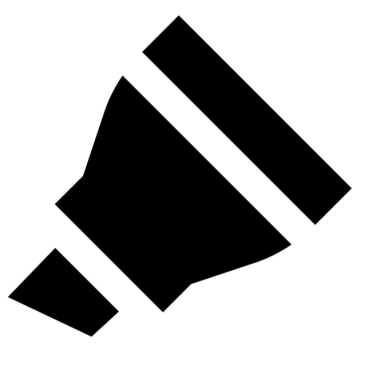 forma regular filled sharp style 凿提示标记笔 icon