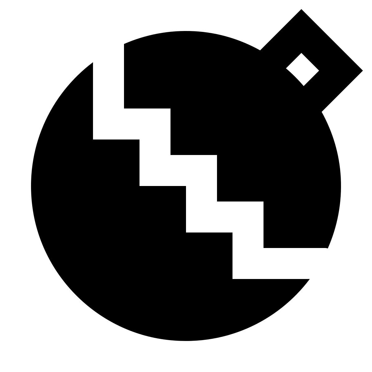 forma regular filled sharp style boule de noel icon