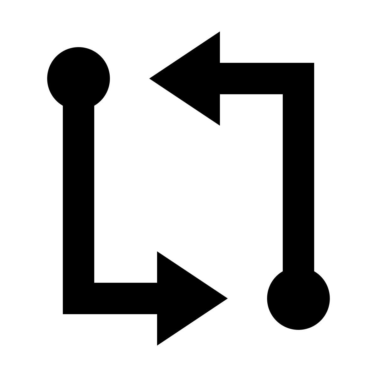 forma regular filled sharp style compare git icon