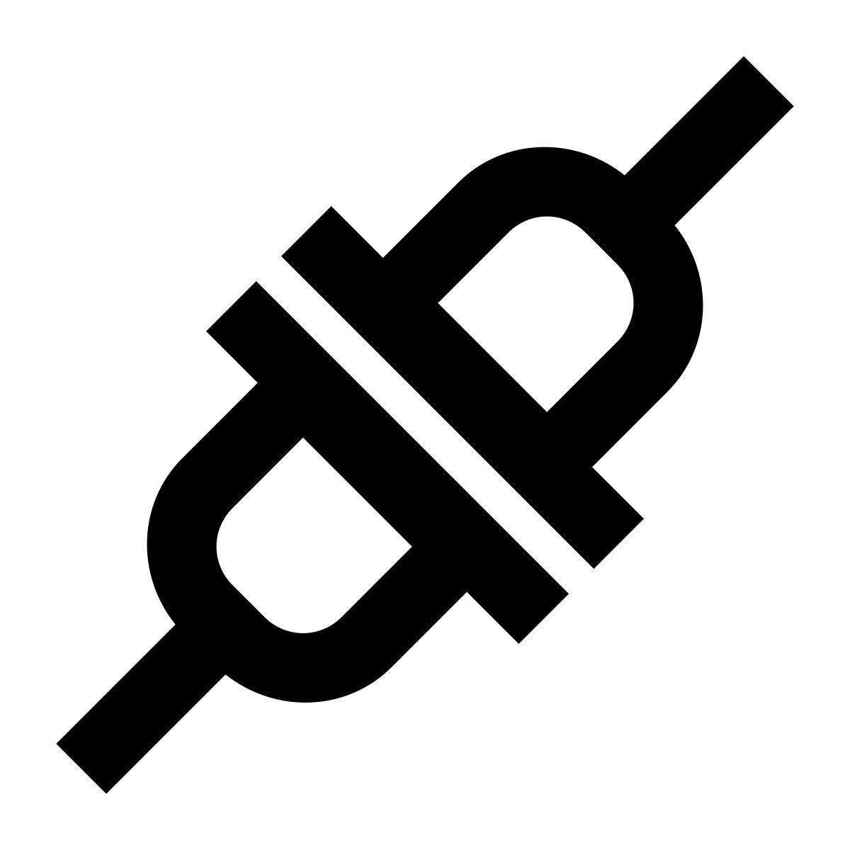 forma regular filled sharp style connected icon