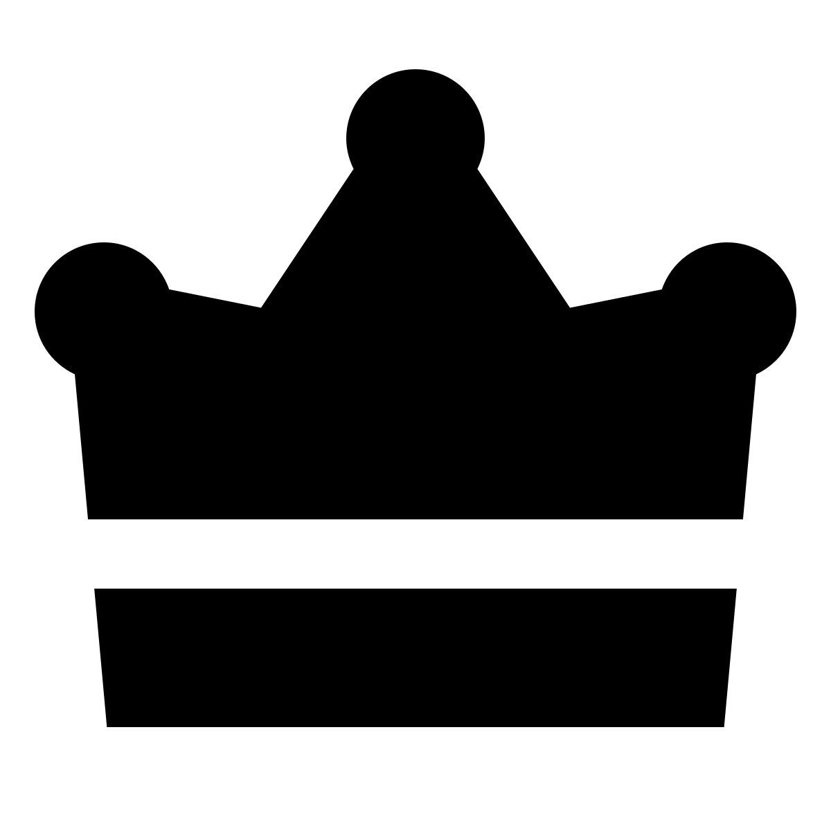 forma regular filled sharp style corona icon