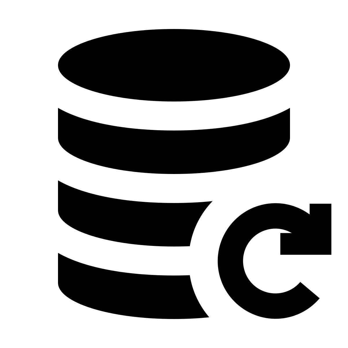 forma regular filled sharp style 数据备份 icon