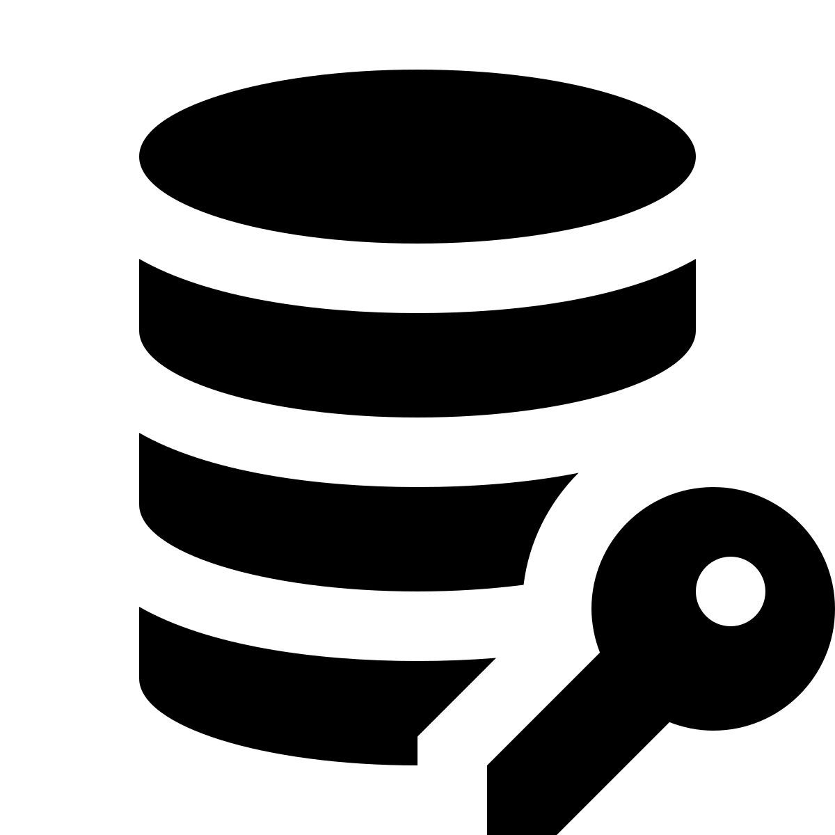 forma regular filled sharp style chiffrement des données icon