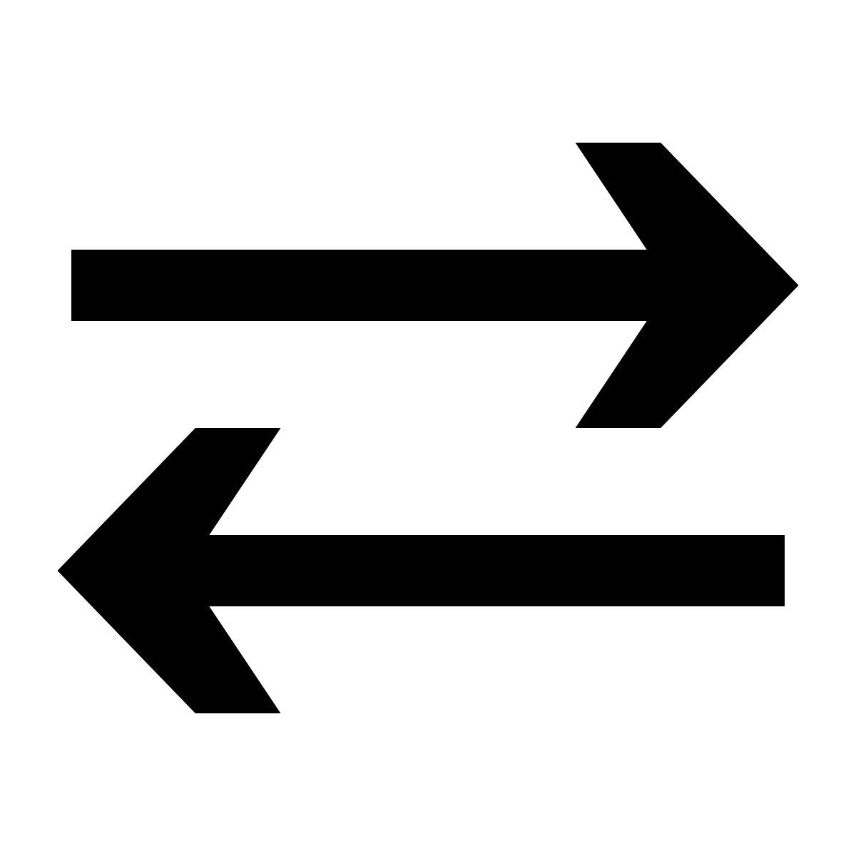 forma regular filled sharp style data transfer icon